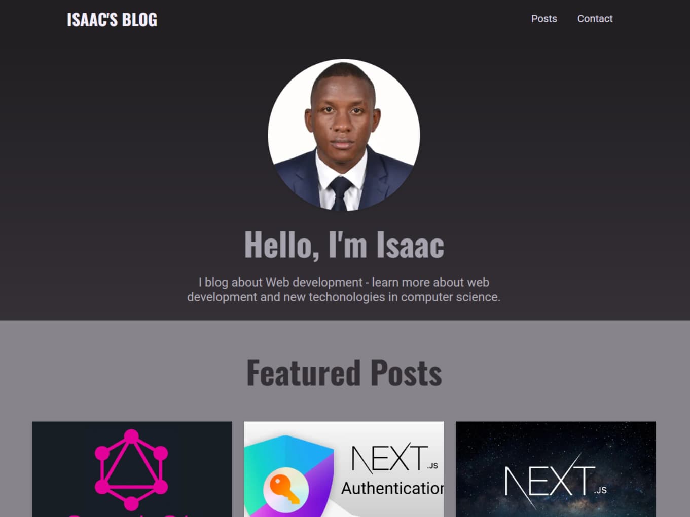 Blog App screenshot