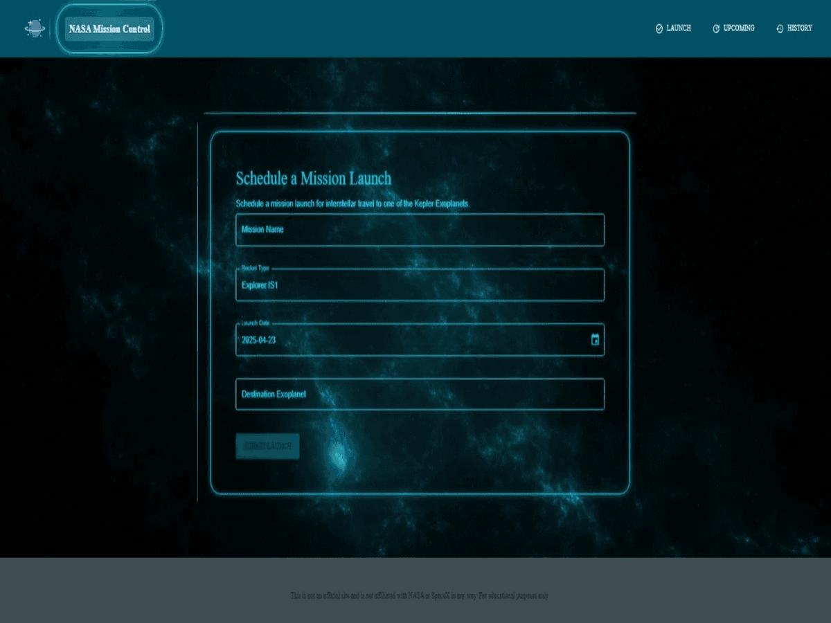 Mission Control screenshot