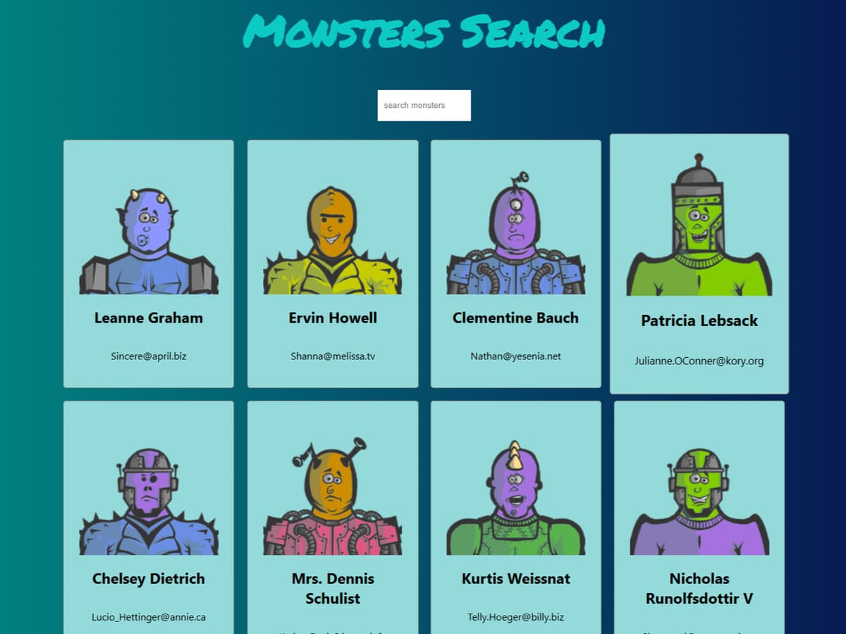 Monster Search screenshot
