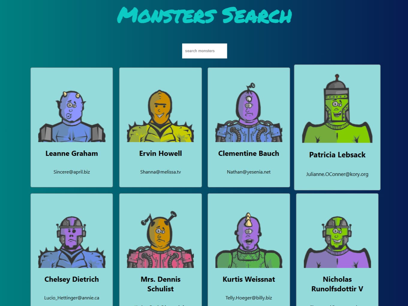 Monster Search screenshot